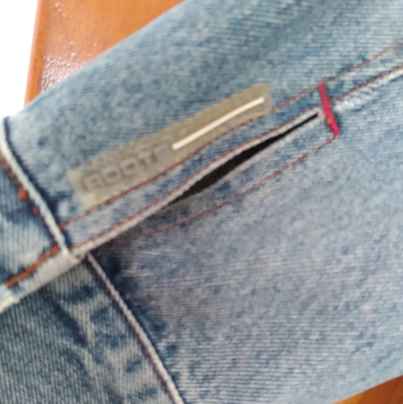 Vintage 3/4 Length Sleeve Jean Jacket by Roots - Picture 9 of 12